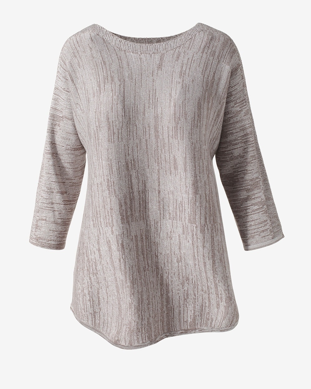 Spacedye Shirttail Pullover Sweater Texas Taupe
